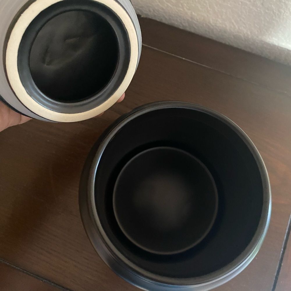 Rae dunn black happy Halloween canister - Picture 4 of 5
